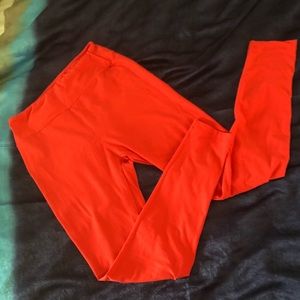 🌸Red LuLaRoe leggings